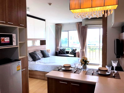 เช่าคอนโด โฮมโปร ลาดกระบัง : ให้เช่าคอนโด ไอริส แอเวนิว อ่อนนุช - วงแหวน อาคาร 3 ชั้น 4 สตูดิโอ ขนาด 28.00 ตรม ใกล้ โรบินสัน ไลฟ์สไตล์ ลาดกระบัง