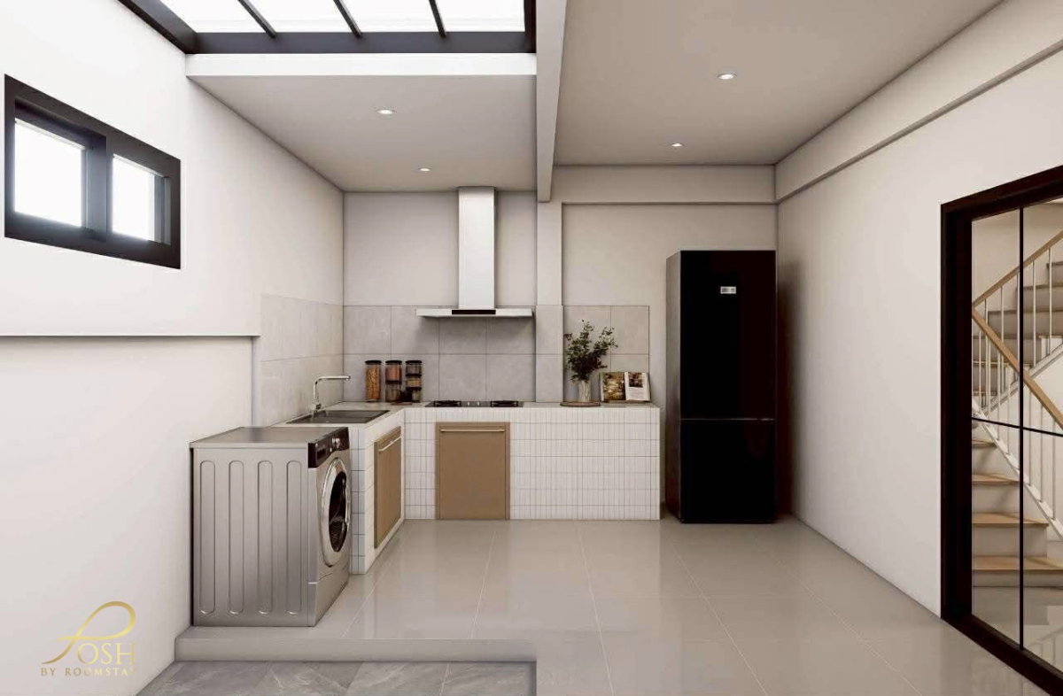 รูป ทาวน์เฮ้าส์ 2 ชั้น รีโนเวทใหม่ หมู่บ้านเนตรทิพย์, โซนวิชิต กวางตุ้ง ทำเลใกล้ดาวรุ่ง เมืองทอง - รูปที่ 4/7