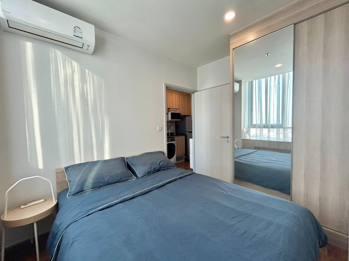 รูป ให้เช่าคอนโด : โนเบิล รีวอล์ฟ รัชดา2 1 ห้องนอน  ห้องสวย ชั้นสูง เฟอร์ครบ ติดMRTศูนย์วัฒนธรรม (Noble Revolve Ratchada1)  - รูปที่ 12/14