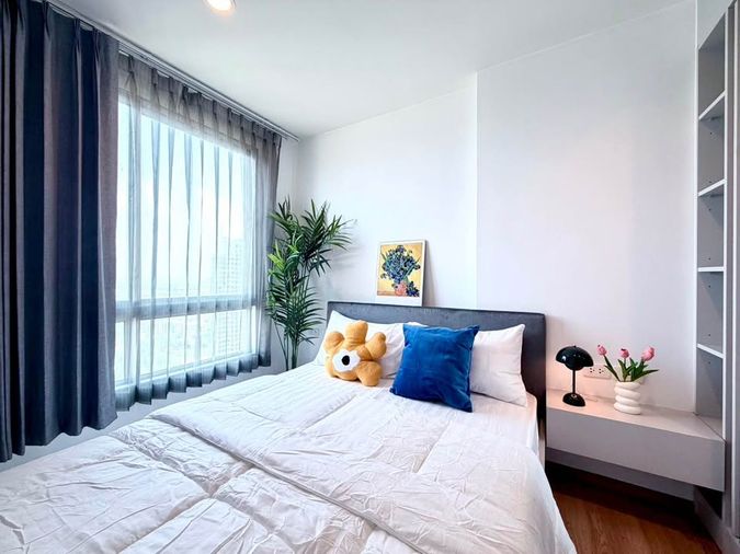 ให้เช่า The Base Sukumvit 77  *** 17,000 บ./ ด. *** ขนาด 30 ตร.ม. 1ห้องนอน 1ห้องน้ำ  ชั้น 24  ตึก B