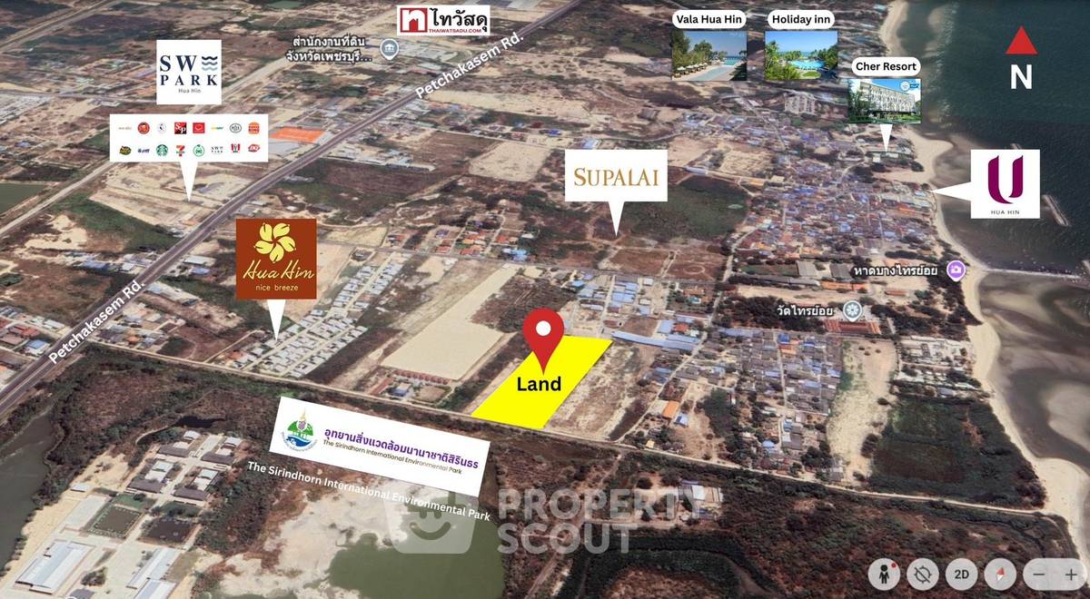 รูป ที่ดินสำหรับปล่อยขาย 17,028 ตารางเมตร แถว ใน ชะอำ (ID 2812354) - รูปที่ 7/10