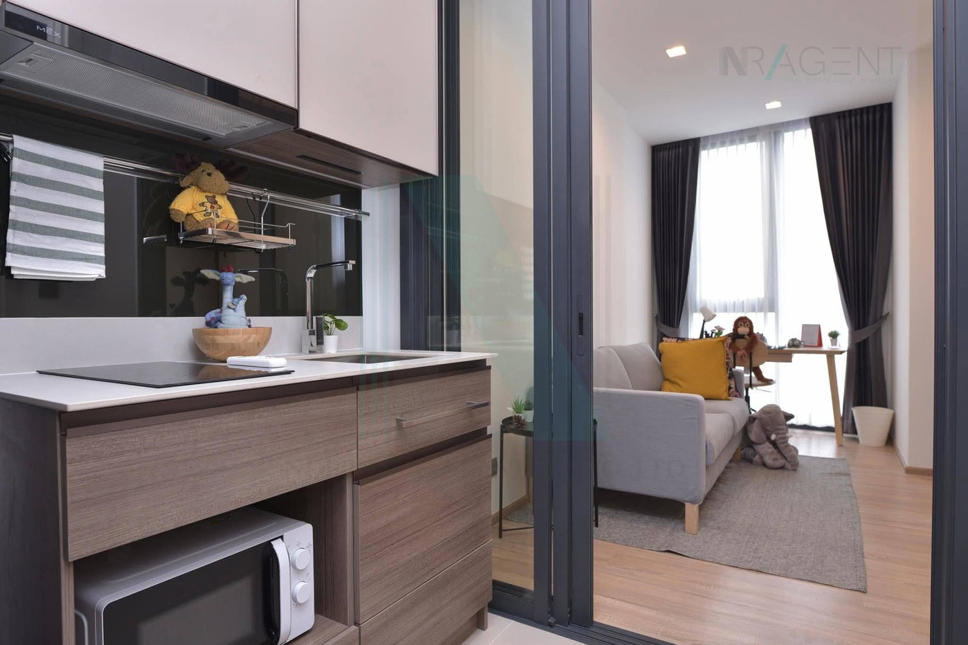 รูป ให้เช่าคอนโด เดอะ ไลน์ พหลฯ-ประดิพัท อาคาร 1 ชั้น 39 1 ห้องนอน ขนาด 34.00 ตรม ใกล้ Big C สะพานควาย - รูปที่ 8/8