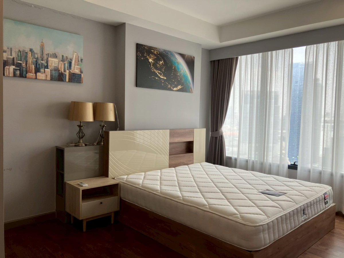 รูป 🐶Pet friendly‼️M Silom Condo✨ 1 bed 1 bath 55 sqm high floor Rent 40K💕 - รูปที่ 2/5