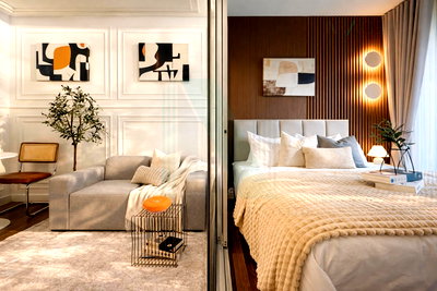 คอนโด BTS อ่อนนุช : ขายคอนโด เอ สเปซ มี สุขุมวิท 77 อาคาร B ชั้น 6 1 ห้องนอน ขนาด 28 ตรม ใกล้ Pickadaily Bangkok