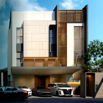 บ้านเดี่ยว เกษตร-นวมินทร์ : Call : 092-441-1881 เฌอริช โคลเวอร์ สุคนธสวัสดิ์ 20 บ้านพูลวิลล่าสุดหรู พร้อมลิฟท์ส่วนตัว 5 นอน 6 น้ำ Double-Volume Living จอดรถ 3 คัน