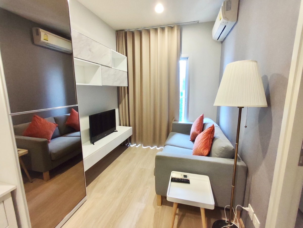 รูป ให้เช่าคอนโด : โนเบิล รีวอล์ฟ รัชดา1 1 ห้องนอน ชั้นสูง  เฟอร์ครบ+ประตูดิจิตอล ติดMRTศูนย์วัฒนธรรม (Noble Revolve Ratchada1)  - รูปที่ 2/10