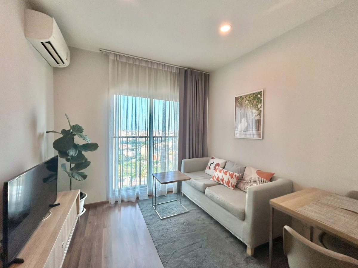 รูป ให้เช่าคอนโด : โนเบิล รีวอล์ฟ รัชดา2 1 ห้องนอน  ห้องสวย ชั้นสูง เฟอร์ครบ ติดMRTศูนย์วัฒนธรรม (Noble Revolve Ratchada1)  - รูปที่ 2/14