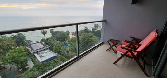 Zire Wongamat Tower A with unobstructed sea view 1bed 1bath