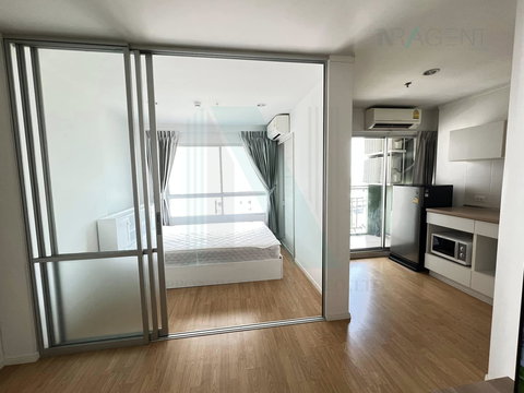 ขายคอนโด ลุมพินี เพลส ศรีนครินทร์-หัวหมาก สเตชั่น อาคาร B ชั้น 16 1 ห้องนอน ขนาด 26 ตรม ใกล้ ซูปเปอร์มาร์เก็ต แม็กซ์แวลู