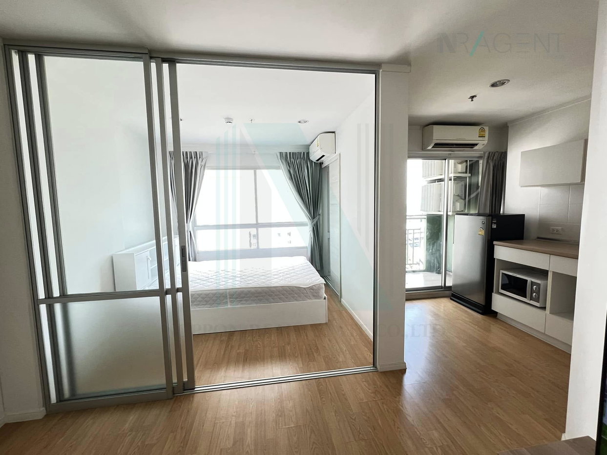 รูป 🚩 ขายคอนโด ลุมพินี เพลส ศรีนครินทร์-หัวหมาก สเตชั่น อาคาร B ชั้น 16 1 ห้องนอน ขนาด 26 ตรม ใกล้ ซูปเปอร์มาร์เก็ต แม็กซ์แวลู - รูปที่ 4/8