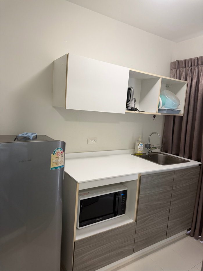 รูป 🏢Dcondo Abac ห้องเทห์ หล่อ ใหม่ ห้องกั้น ตึกD ชั้น 8  สัญญา2ปี 8500 บาท🖤🖤 - รูปที่ 9/10