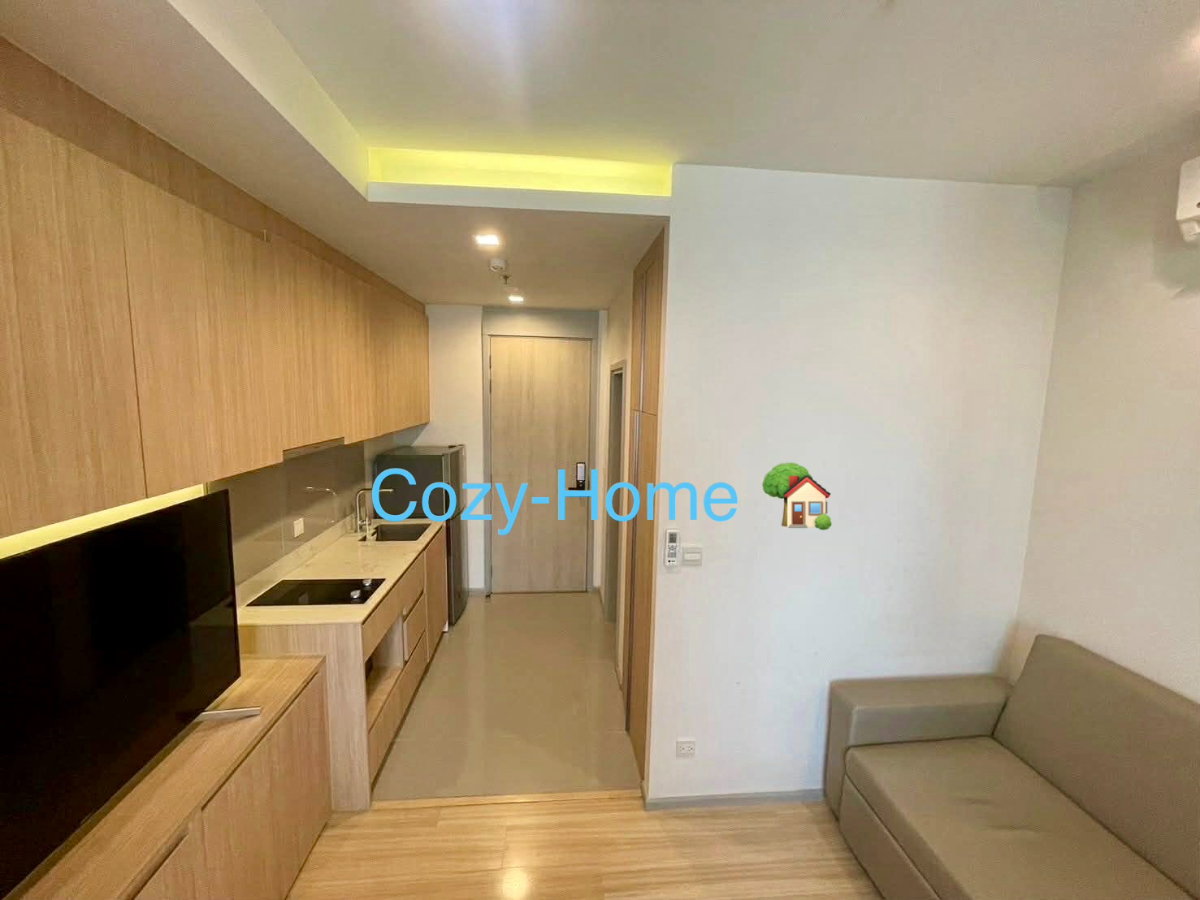 รูป ให้เช่า M Jatujak (Pet-Friendly) ใกล้ BTS หมอชิต/สะพานควาย – ห้องทิศเหนือ/ ฟรี WiFi/ มีเครื่องซักผ้า/TV 55 นิ้ว/ ลากกระเป๋าเข้าอยู่ได้เลย!  - รูปที่ 2/7