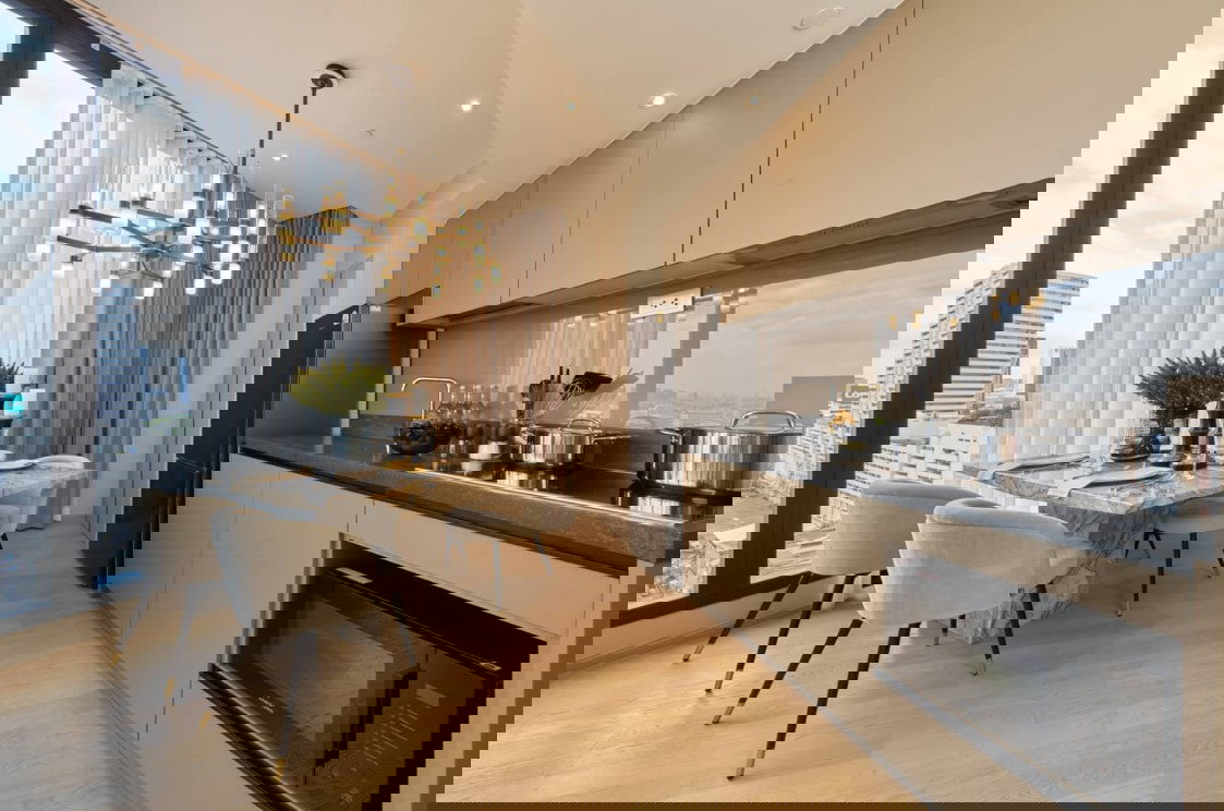 รูป Ashton Asoke Rama 9 2 ห้องนอนชั้นสูงวิวเมือง แต่งครบ ฟรีค่าใช้จ่ายวันโอน เริ่มต้น 15 ลบ. - รูปที่ 3/10