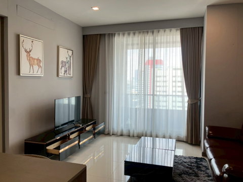 🐶Pet friendly‼️M Silom Condo✨ 1 bed 1 bath 55 sqm high floor Rent 40K💕