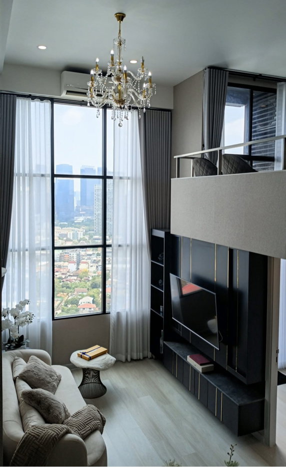 รูป ✨Duplex 2 Bedroom Unit For Rent @ KnightsBridge Prime Sathorn✨ 🏡 - รูปที่ 1/10