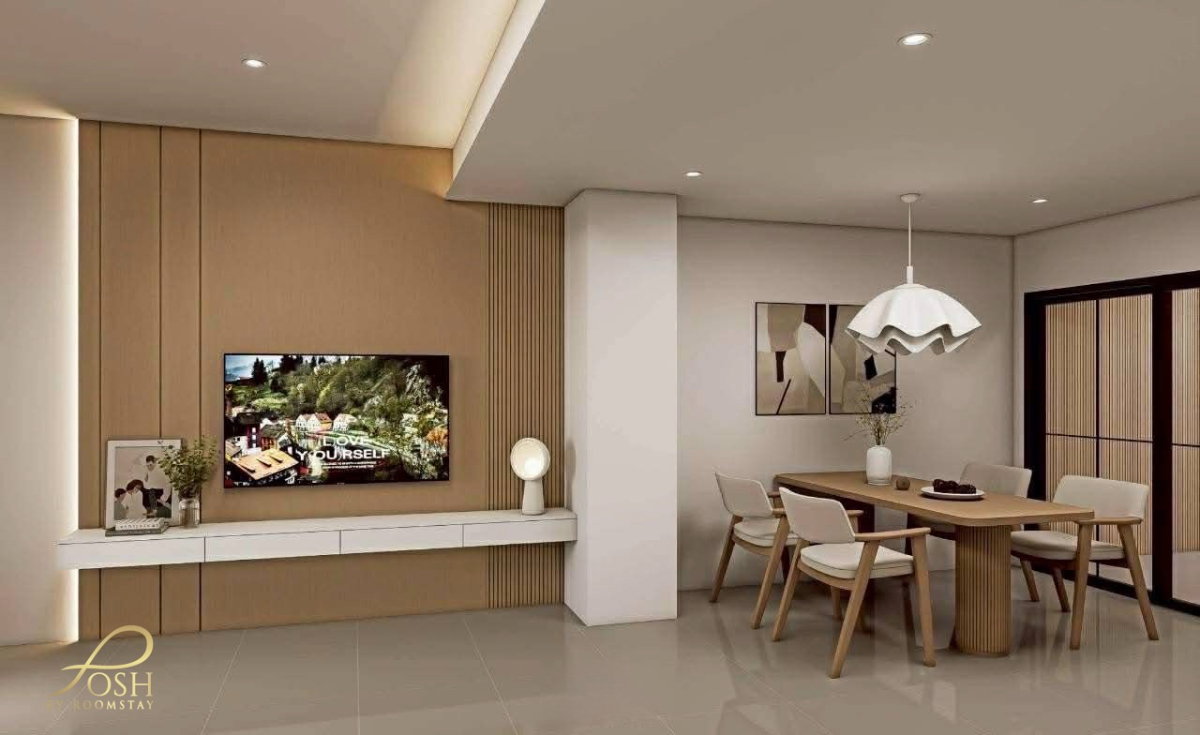รูป ทาวน์เฮ้าส์ 2 ชั้น รีโนเวทใหม่ หมู่บ้านเนตรทิพย์, โซนวิชิต กวางตุ้ง ทำเลใกล้ดาวรุ่ง เมืองทอง - รูปที่ 3/7