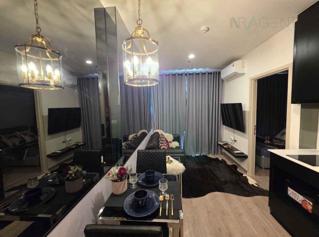 รูป ให้เช่าคอนโด นิว ดิสทริค อาร์ 9 อาคาร N ชั้น 26 1 ห้องนอน ขนาด 26 ตรม ใกล้ MRT พระราม 9 - รูปที่ 1/8