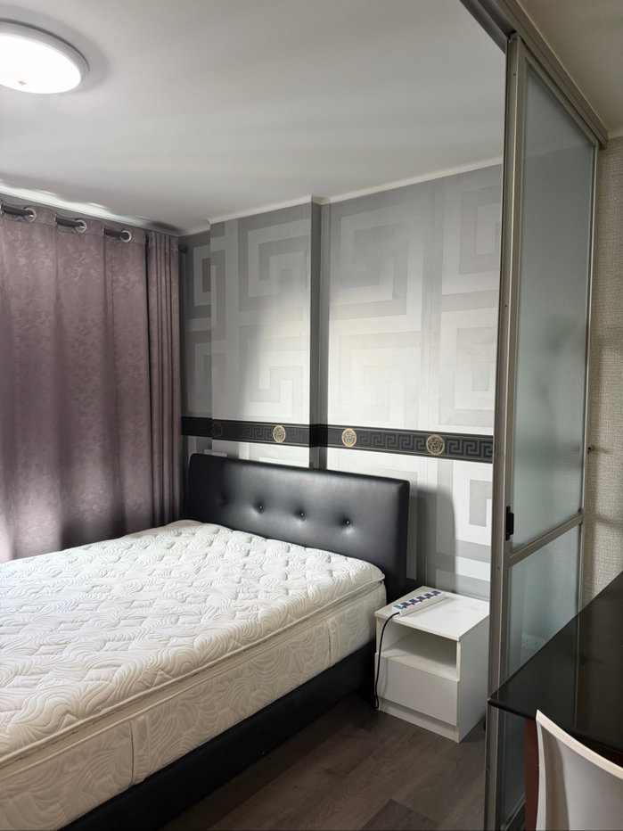 รูป 🏢Dcondo Abac ห้องเทห์ หล่อ ใหม่ ห้องกั้น ตึกD ชั้น 8  สัญญา2ปี 8500 บาท🖤🖤 - รูปที่ 5/10