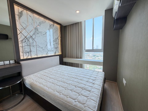 Condo for rent next to MRT Cultural Center | Noble Revolve Ratchada 2 | 1 bedroom, near AIA Capital Center only 250 meters and near Central Rama 9 