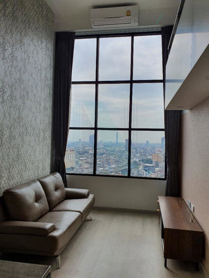 รูป 🚩 ให้เช่าคอนโด ไนท์บริดจ์ ไพร์ม สาทร อาคาร 1 ชั้น 27 Duplex ขนาด 44.00 ตรม ใกล้ Empire Tower - รูปที่ 4/8