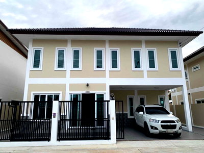 Houses for rent Pathumthani : House for Rent  Waraville 2 Village,  345 Road Soi Ngern Lan, Bang Khu Wat Subdistrict, Mueang District, Pathum Thani Province.