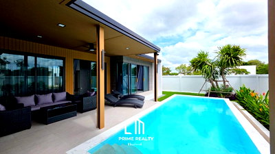 บ้านเดี่ยว ประจวบคีรีขันธ์ : พูลวิลล่าโมเดิร์นในโซนแบล็คเมาน์เทน หัวหิน