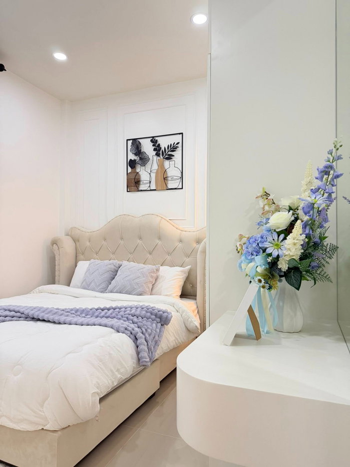 รูป บ้านพูลวิลล่าหัวมุมในโครงการเงียบสงบ ทรงโมเดิร์น ตกแต่งภายในหรูพร้อมเข้าอยู่ ทำเลชัยพรวิถึพัทยา - รูปที่ 14/42