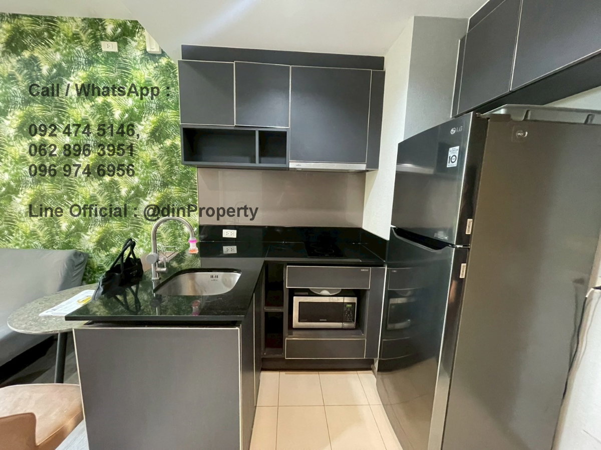 รูป  เช่า นายน์ บาย แสนสิริ 1 ห้องนอน , ไม่มีเครื่องซักผ้า , ใกล้ BTS วงเวียนใหญ่  ICONSIAM - รูปที่ 2/6