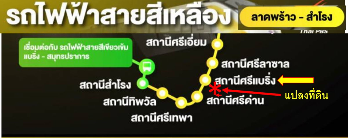 รูป ขายที่ดิน  1331 ตรว. ถนน ศรีนครินทร์ ซอยศรีด่าน12 ปลอดภัยสูง บรรยากาศดี ถมแล้ว 268ม.จากสถานีรถไฟฟ้าศรีแบริ่งที่ดินห่างปากซอย ถ.ศรีนครินทร์ เพียง 98 ม. - รูปที่ 1/12