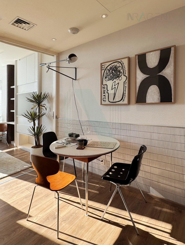 รูป 🎉 ให้เช่าคอนโด โนเบิล ฟอร์ม ทองหล่อ อาคาร 1 ชั้น 12 1 ห้องนอน ขนาด 32 ตรม ใกล้ BTS ทองหล่อ - รูปที่ 7/8