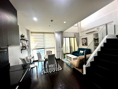 Condos for rent : 🔥Available 28April26 🔥 Duplex Ideo Q Phayathai 1B2B 60sqm. Just 25K/Month Call Ms.Angel(Aumi)0658209572