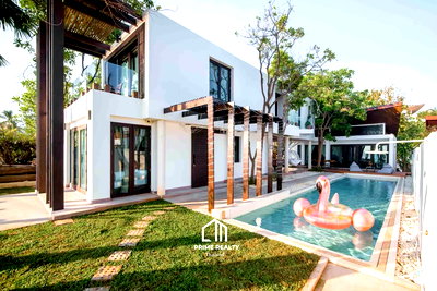 บ้านเดี่ยว ประจวบคีรีขันธ์ : บ้านหรูวิวทะเล ปากน้ำปราณ - เห็นวิวทะเลได้กว้างถึง 180 องศา 