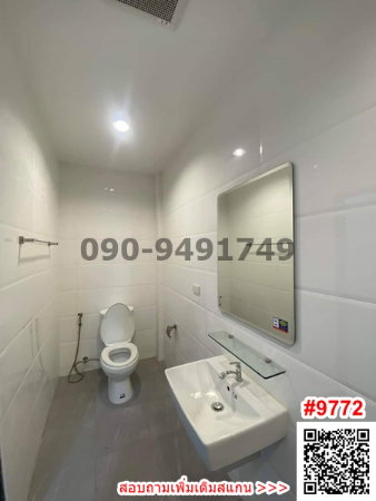 รูป เช่า บ้านโฮมออฟฟิศชั้นเดียว อยู่เส้นเกษตร-นวมินทร์  เพิ่งสร้างใหม่ มีทั้งหมด 4 หลังติดกัน  - รูปที่ 6/7