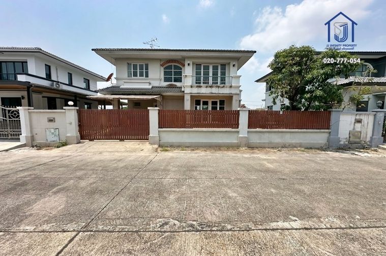 ขายบ้านเดี่ยว 2 ชั้น หมู่บ้านชัยพฤกษ์ 1 ซอยคุ้มเกล้า 7 ถนนสุวินทวงค์ ใกล้ทางด่วนมอเตอร์เวย์ กรุงเทพฯ-ชลบุรี