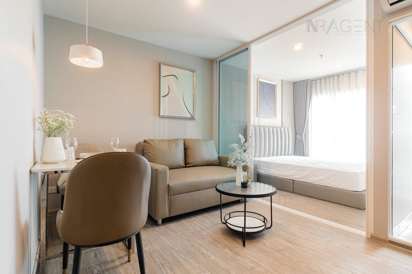 รูป 🎊 ให้เช่าคอนโด รีเจ้นท์ โฮม บางนา อาคาร B ชั้น 19 1 ห้องนอน ขนาด 28 ตรม ใกล้ BTS บางนา - รูปที่ 3/8