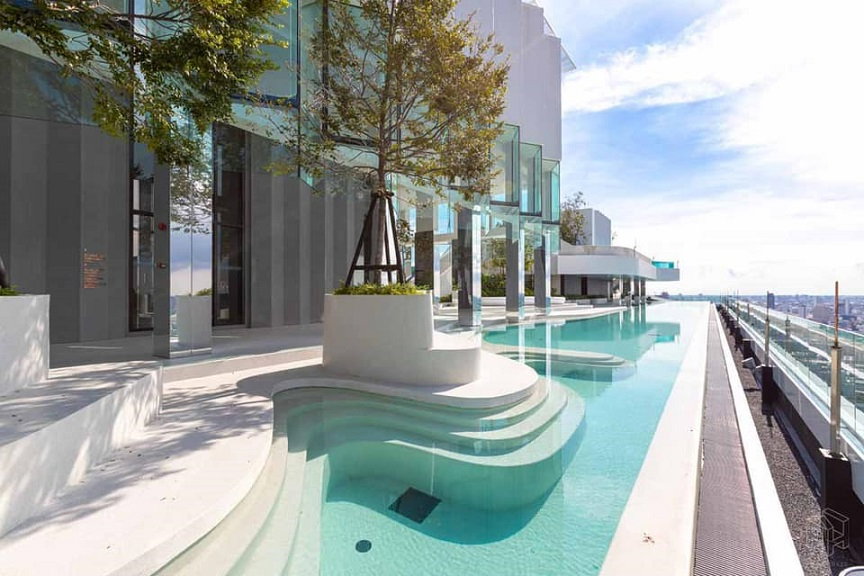 รูป **Life Asoke - Rama 9 | ห้องสวย วิวโล่ง ชั้นสูง ไม่บล็อก**🔥 คอนโดใหม่ ทำเลทอง ใจกลางพระราม 9 พร้อมอยู่! 🔥 - รูปที่ 20/21