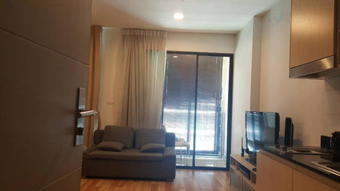 For Rent Condo IDEO RATCHADA - HUAYKWANG Building 1, Floor 17,Studio, Room size 27.00 sqm