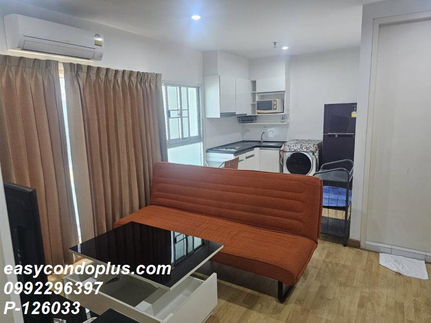 รูป P-126033 วิวเมืองสวย! The Parkland Taksin-Thapra, 1 ห้องนอน, ใกล้ BTS ตลาดพลู 13,000 บาท | Line Id: @easycondoplus | 099-229-6397 - รูปที่ 4/9