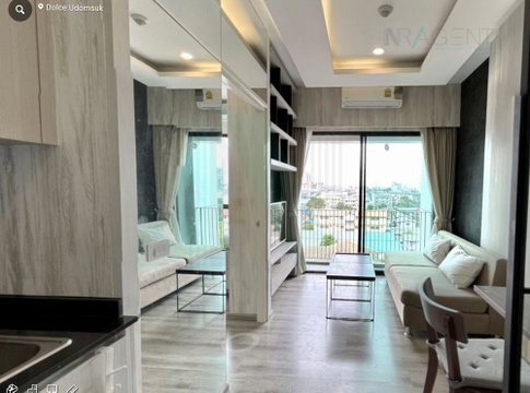For Rent Condo DOLCE UDOMSUK Building 1, Floor 6,1 bed room, Room size 30.00 sqm