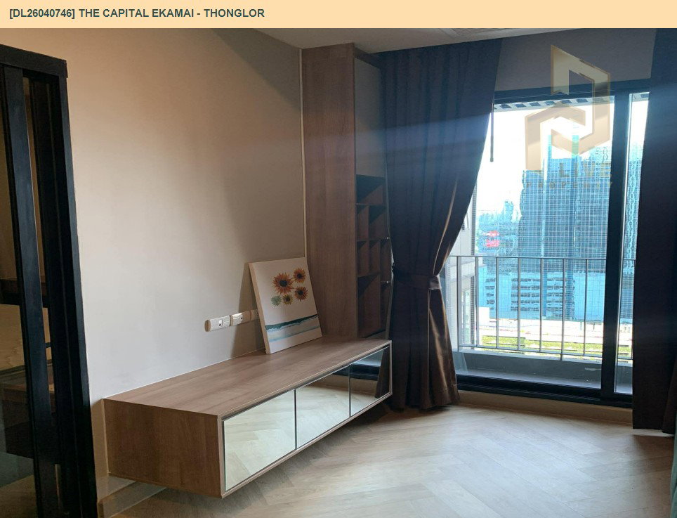 รูป DL26040746 ให้เช่าคอนโด เดอะ แคปิตอล เอกมัย - ทองหล่อ (The Capital Ekamai - Thonglor) ใกล้ BTS ทองหล่อ พร้อมเข้าอยู่ โทรด่วน 0653619502 LineID @897iyzll - รูปที่ 5/10