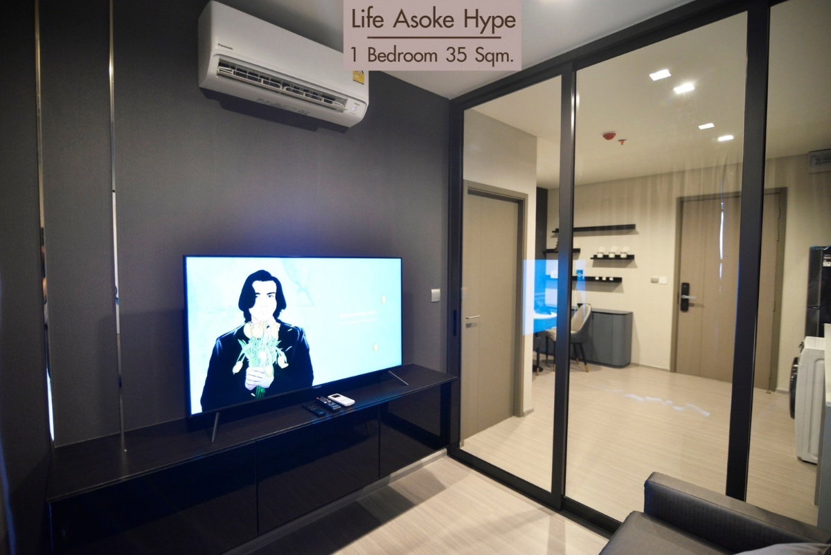รูป ✅ ✅ ให้เช่า - Life Asoke Hype , Luxury Class 1 ห้องนอน พร้อมเข้าอยู่ ติดต่อไลน์ @bktasset หรือโทร 095-325-8928 - รูปที่ 3/5