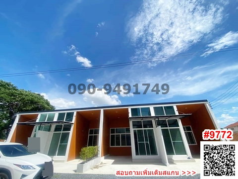 เช่า บ้านโฮมออฟฟิศชั้นเดียว อยู่เส้นเกษตร-นวมินทร์  เพิ่งสร้างใหม่ มีทั้งหมด 4 หลังติดกัน 