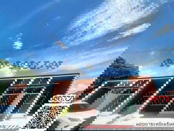 รูป เช่า บ้านโฮมออฟฟิศชั้นเดียว อยู่เส้นเกษตร-นวมินทร์  เพิ่งสร้างใหม่ มีทั้งหมด 4 หลังติดกัน  - รูปที่ 1/7