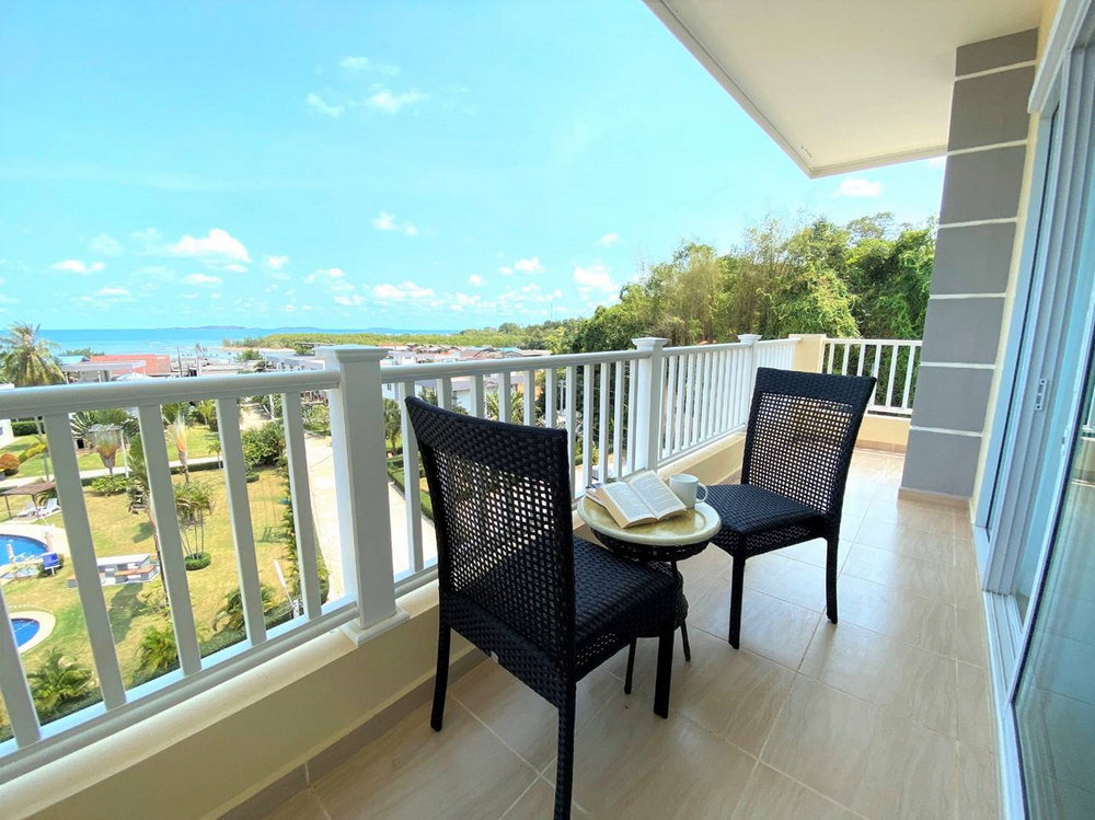 รูป Call : 061-287-8994 Ocean View Residential Community แหลมแม่พิมพ์ ระยอง, คอนโดวิวทะเล วิวสวน ระเบียงใหญ่ มีหลายขนาด หลายห้องให้เลือก - รูปที่ 4/14