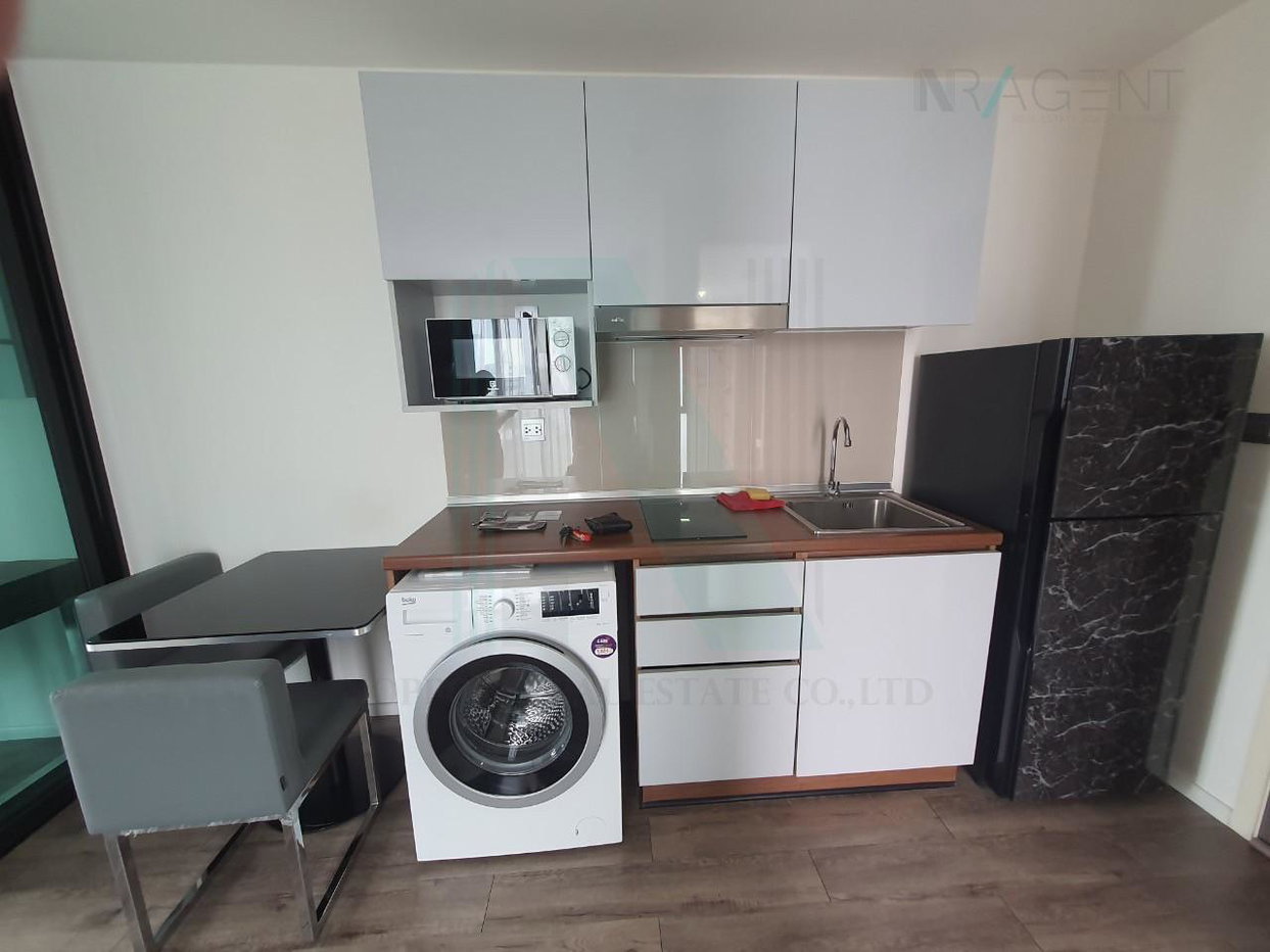 รูป 🚩 ให้เช่าคอนโด โมดิซ รัชดา 32  อาคาร 1 ชั้น 8 1 ห้องนอน ขนาด 31 ตรม ใกล้ Tesco Lotus Exp - รูปที่ 7/8