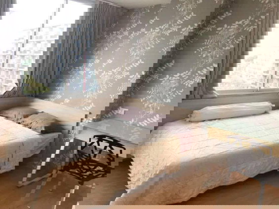 รูป ให้เช่าคอนโด สวิฟคอนโด ห้องใหญ่ เฟอร์ฯครบพร้อมอยู่ วิวสระว่ายน้ำ ทำเลดีเดินทางสะดวก ใกล้ ม.เอแบค บางนา ห่างถนน บางนา ตราด 500 เมตร - รูปที่ 5/8