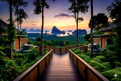 ที่ดิน ตะกั่วทุ่ง พังงา : ที่ดินขนาดใหญ่แปลงสุดท้ายในทำเลที่ดีที่สุดของเสม็ดนางชี ซึ่งเป็นจุดชมวิวดวงอาทิตย์ขึ้นระดับโลก