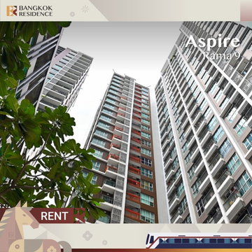 เช่าคอนโด 🔥 Aspire Rama 9 🌃1นอน 49 ตร.ม. 18k ห้องสวยเฟอร์ครบ ใกล้ MRT พระราม 9 