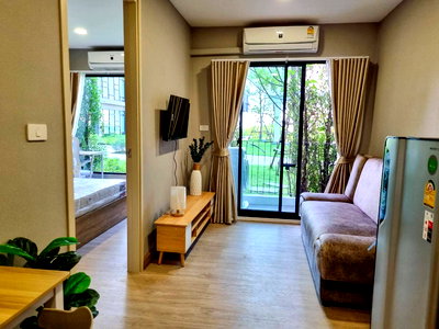 เช่าคอนโด สนามบินขอนแก่น : K1921ให้เช่า ฉัตรเพชรปาร์คคอนโด โนนม่วง (Chatpetch park condo ) ตึกB ห้องมุม ชั้น1