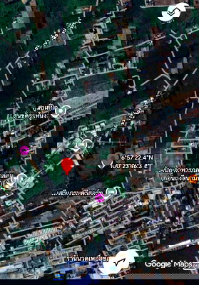 ที่ดิน หาดใหญ่ สงขลา : ที่ดินเปล่า 90.5ตารางวา น้ำไม่ท่วม ใกล้สนามบินหาดใหญ่
